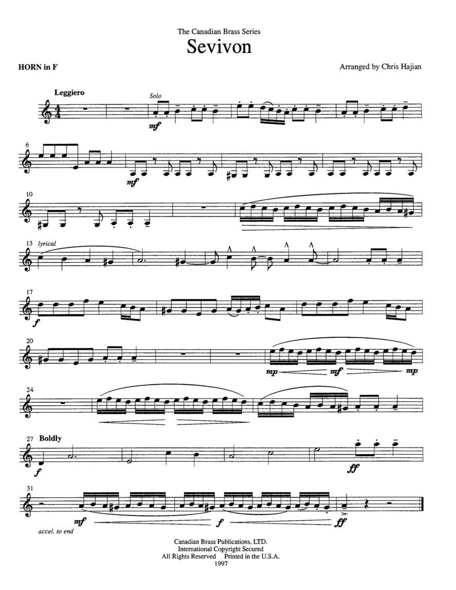 Book cover for Hanukah Trilogy - Trombone