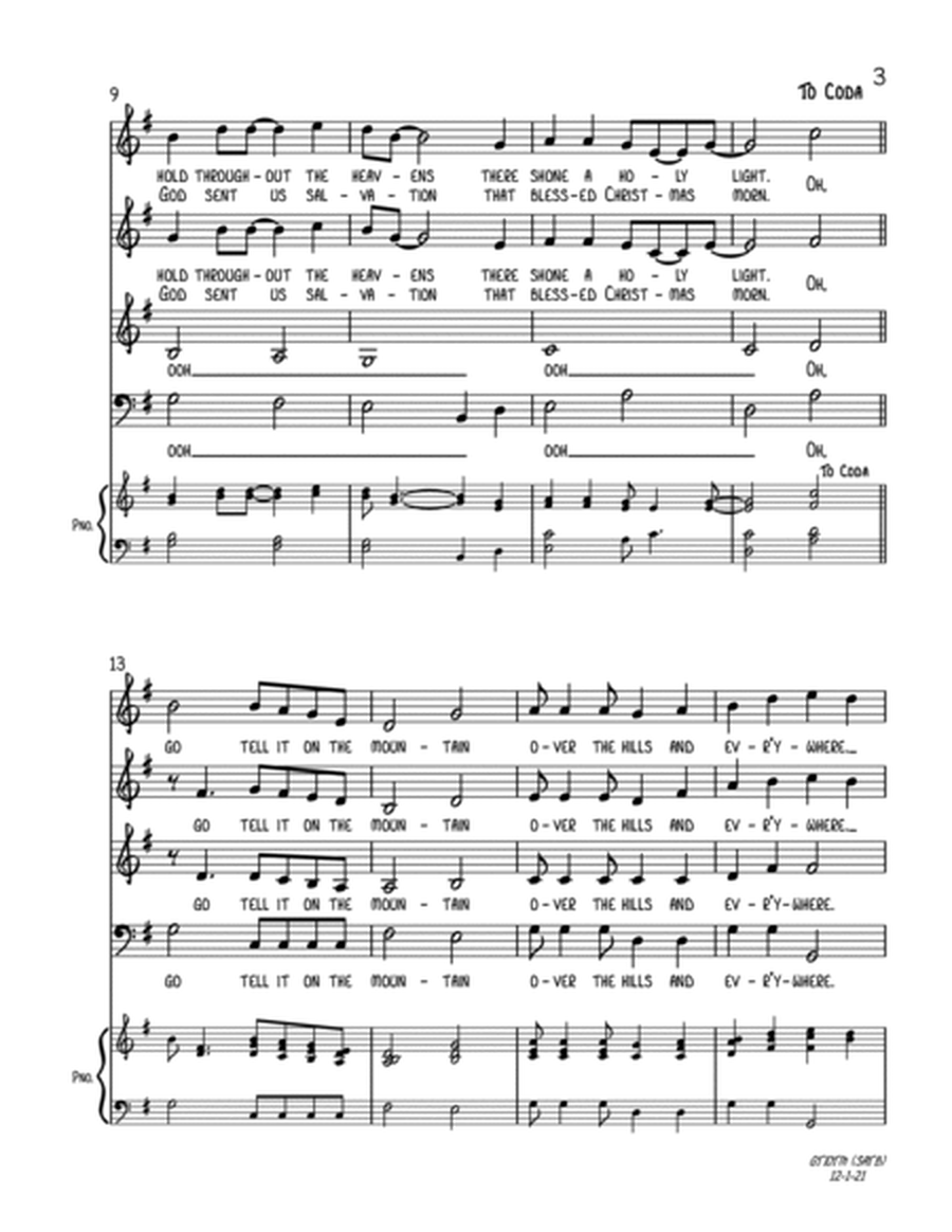Go Tell It On The Mountain (SATB A Cappella) image number null