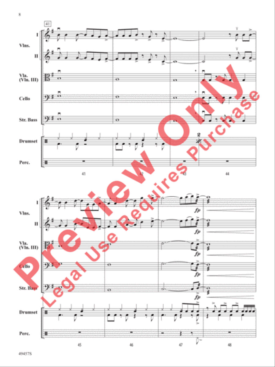 She Had Me at Heads Carolina String Orchestra scores gallery preview page 9