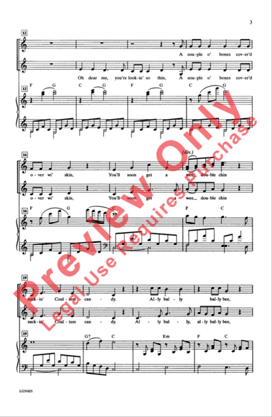 Coulters Candy 2-Part scores gallery preview page 3