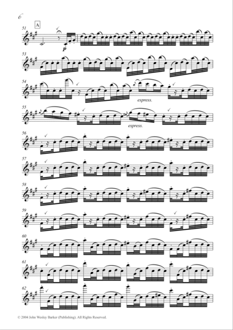 Transit Of Venus for solo flute Flute Solo scores gallery preview page 2