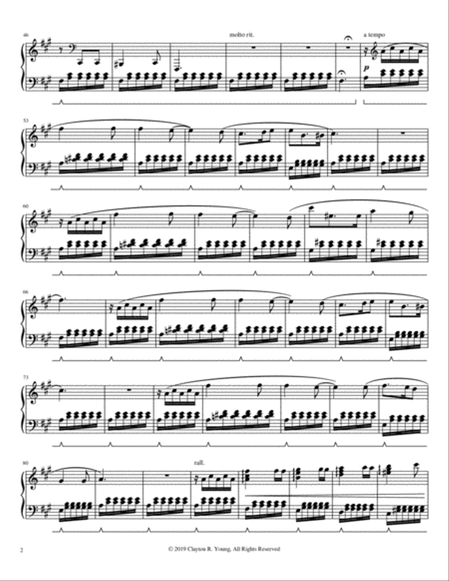 Romance in F-Sharp Minor Piano Solo scores gallery preview page 2