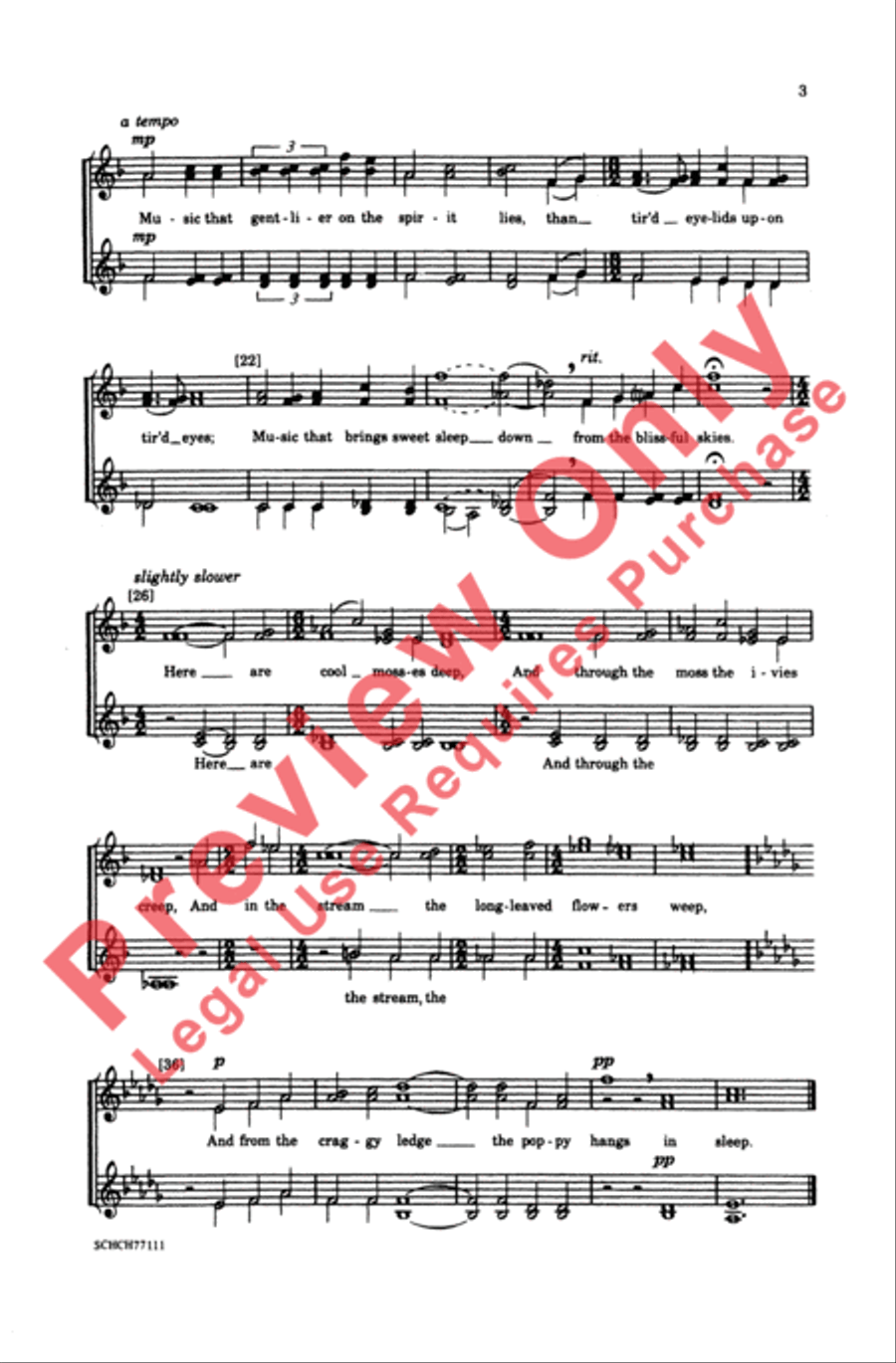 There Is Sweet Music Women's Choir scores gallery preview page 3