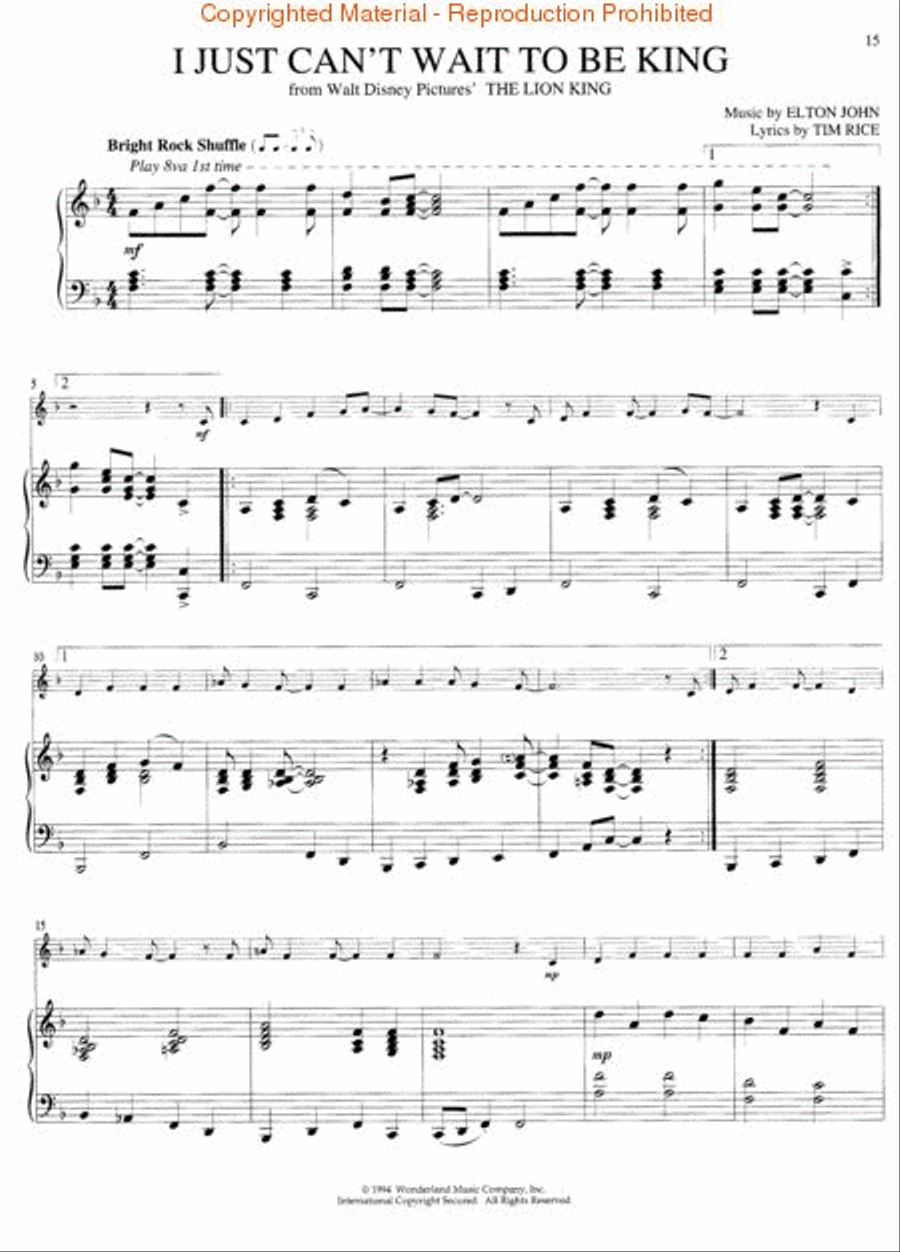 Disney Movie Magic Piano Accompaniment scores gallery preview page 3