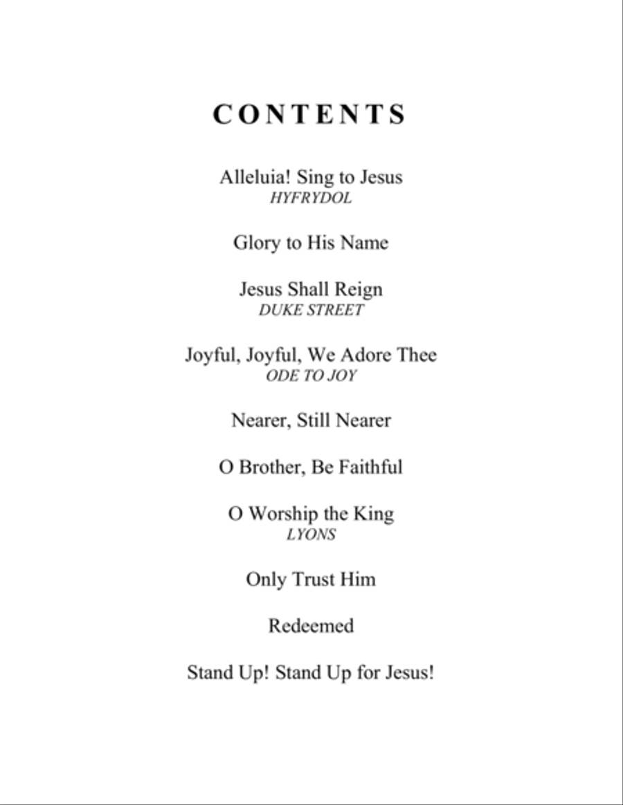O Worship the King, Book 1 (A Collection of 10 Easy Piano Duets for 1 Piano, 4 Hands)