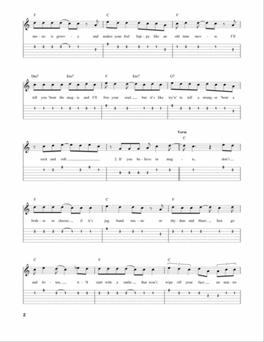 Do You Believe In Magic Do You Believe In Magic Acoustic Guitar scores gallery preview page 2