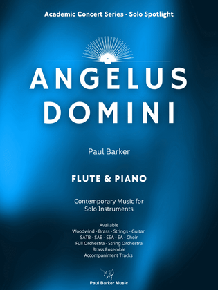Book cover for Angelus Domini (Flute & Piano)