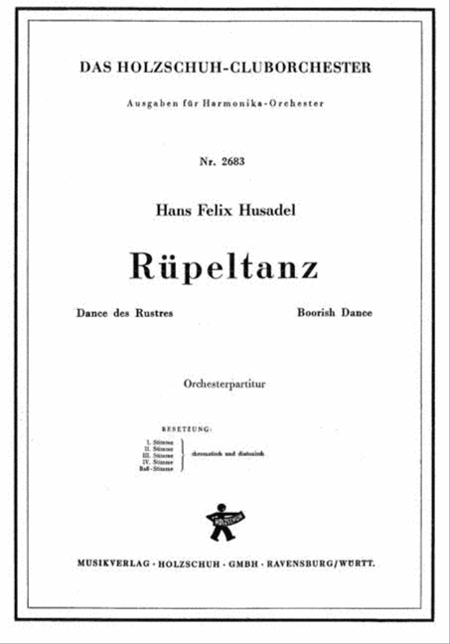 Rüpeltanz Accordion Orchestra scores gallery preview page 1