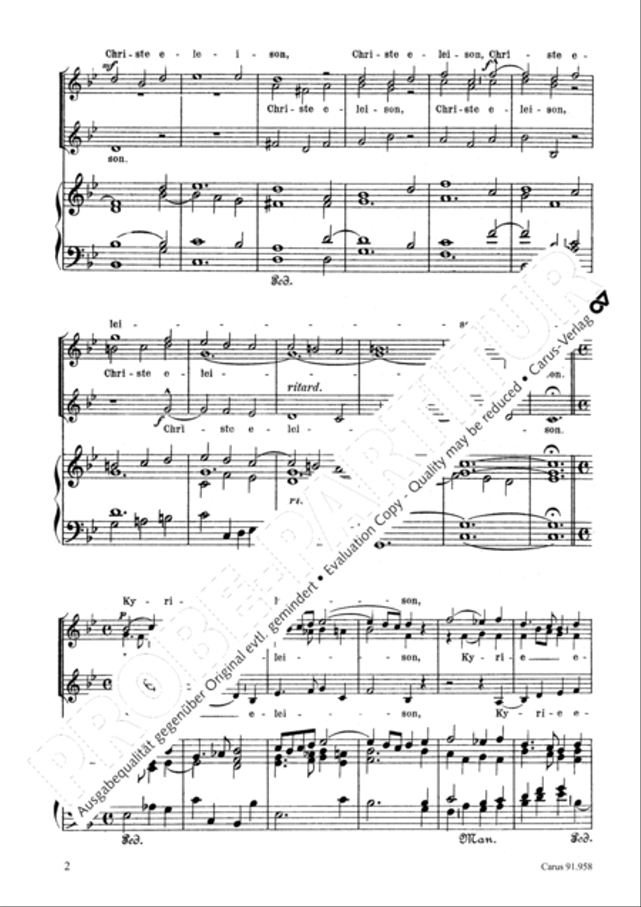 St. Benedictus-Messe SSA scores gallery preview page 3