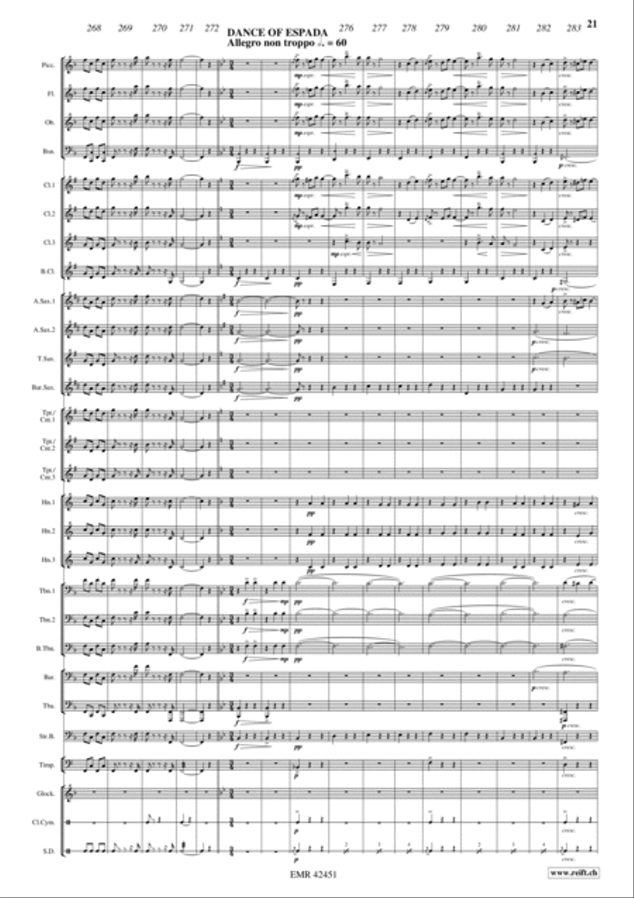 Don Quixote Concert Band scores gallery preview page 11