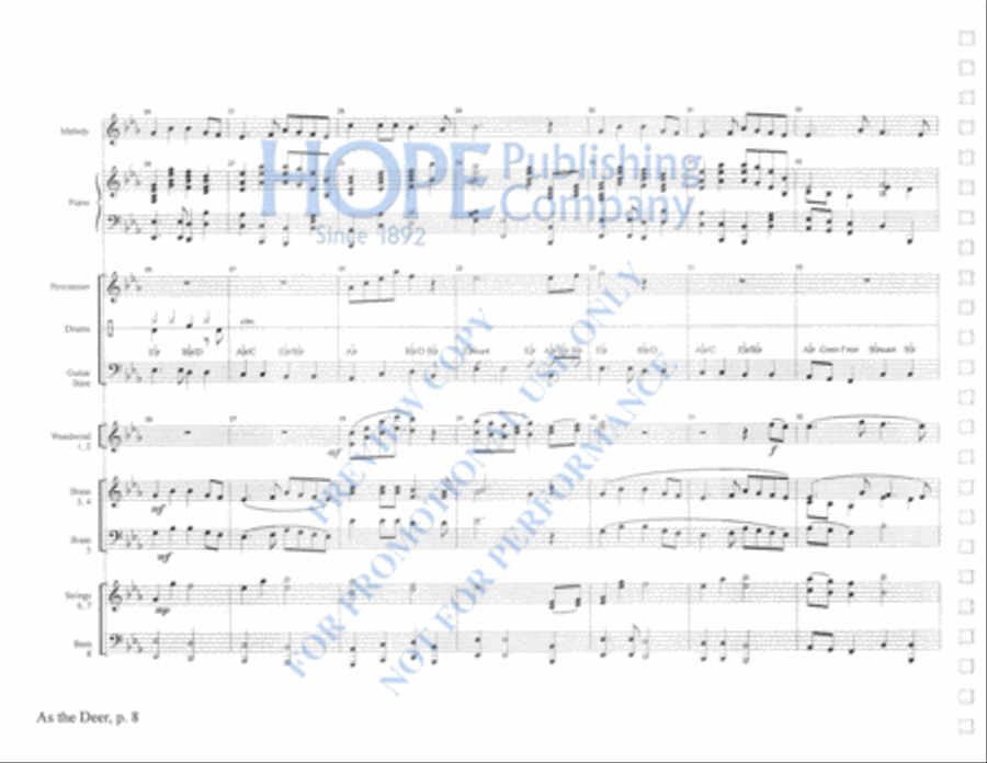 Praise Him with Instruments Orchestra scores gallery preview page 12