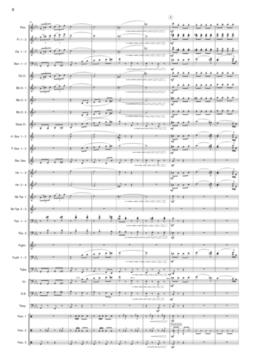 El Olmo. Pasodoble de Concierto Concert Band scores gallery preview page 5