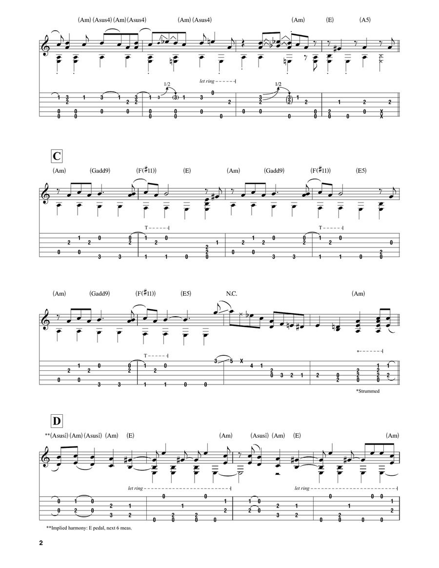 Anji Anji Acoustic Guitar scores gallery preview page 2
