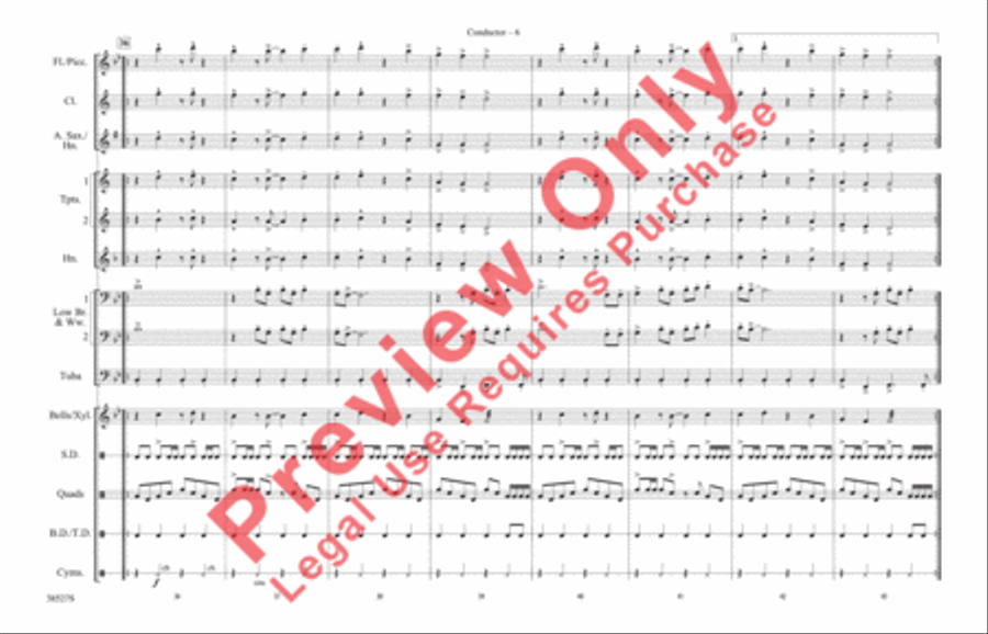 Jump Jump Marching Band scores gallery preview page 14