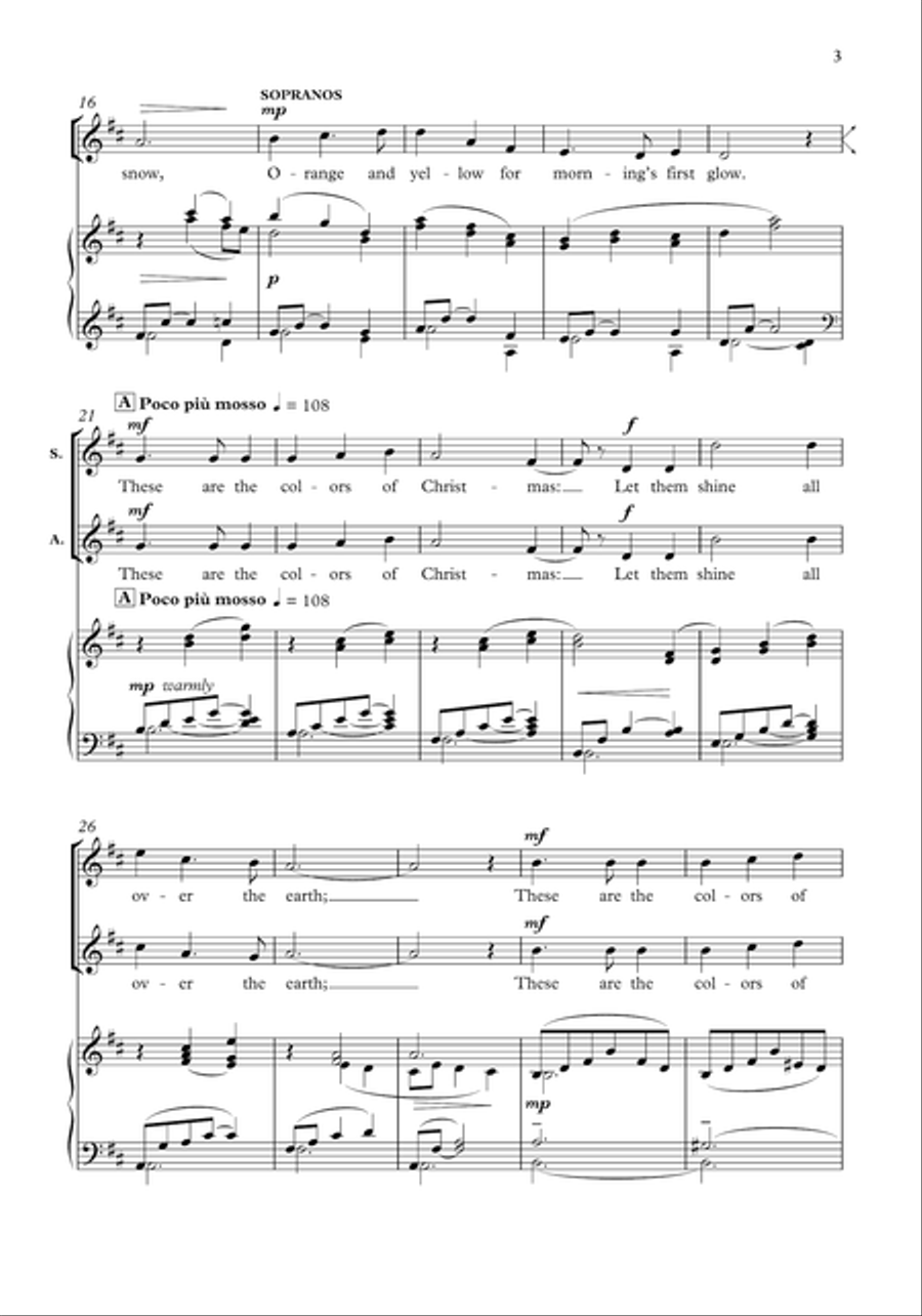 The Colors of Christmas SA scores gallery preview page 3