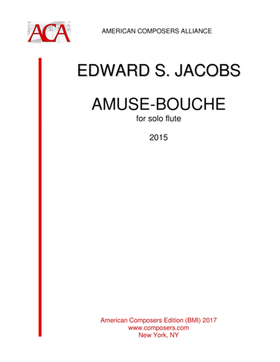 [Jacobs] Amuse-Bouche
