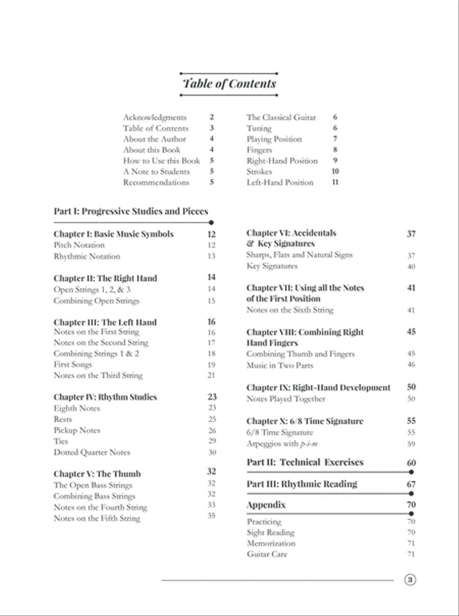 Mastering the Classical Guitar Book 1A Lute scores gallery preview page 4