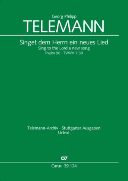 Sing to the Lord a new song (Singet dem Herrn ein neues Lied) image number null