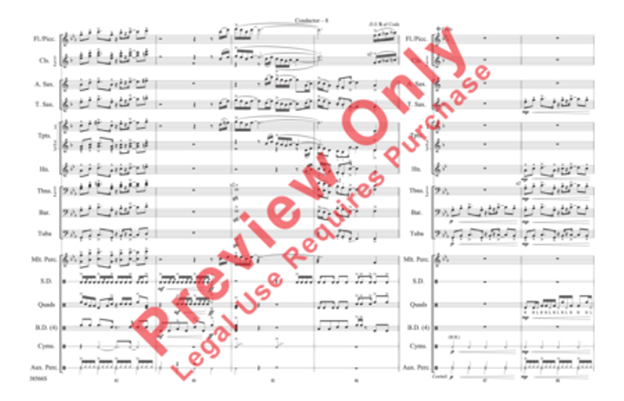 Caravan Marching Band scores gallery preview page 9