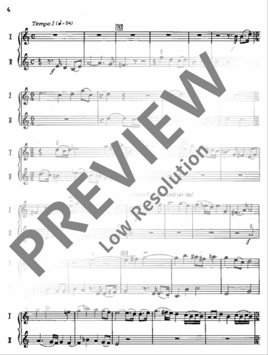 Festliche Musik Violin scores gallery preview page 4