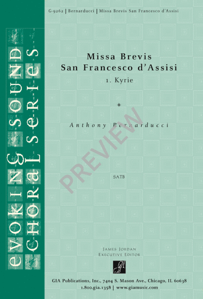 Missa Brevis San Francesco d’Assisi - Kyrie image number null