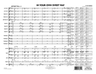 Book cover for In Your Own Sweet Way (arr. John Wasson) - Conductor Score (Full Score)