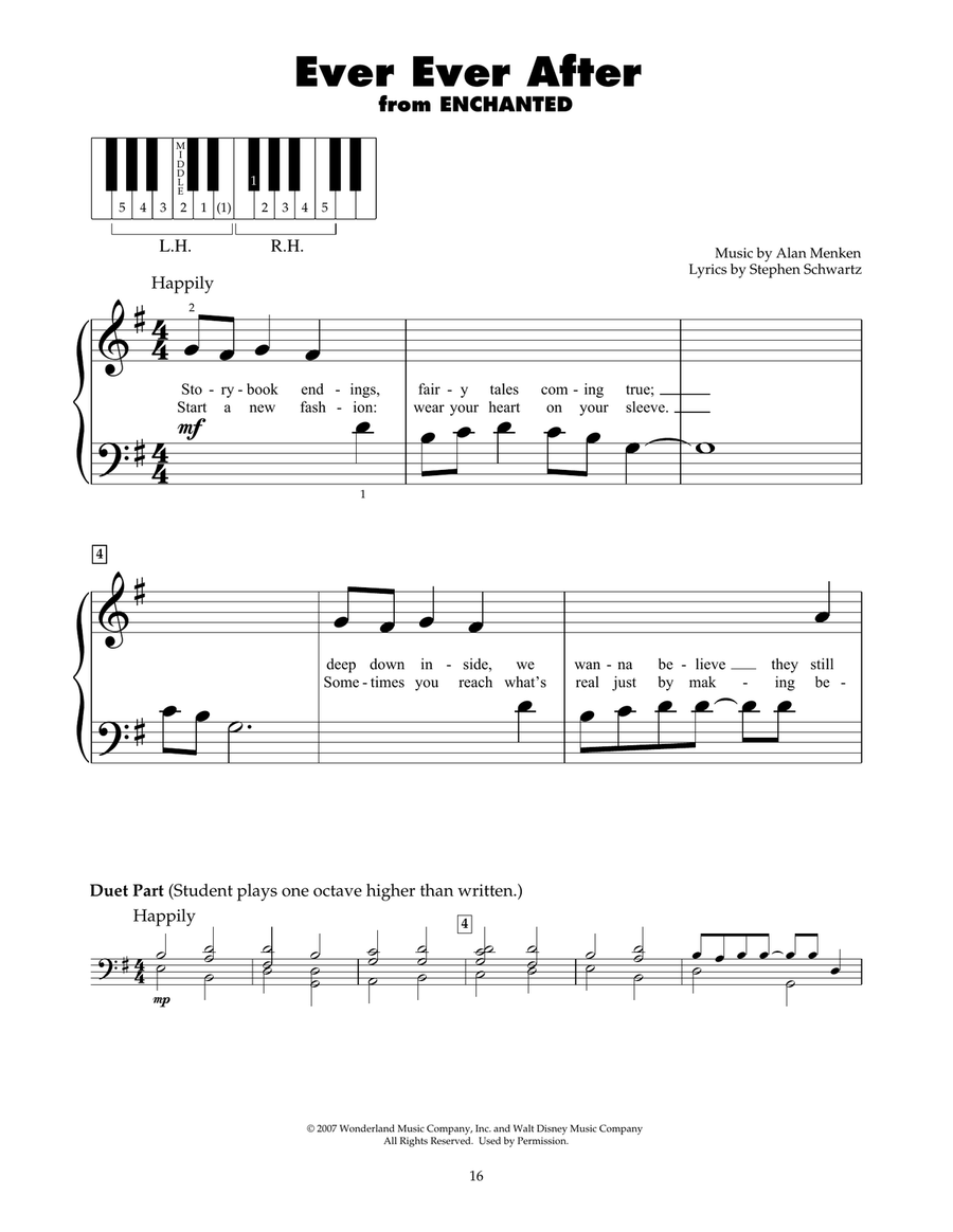 Ever Ever After (from Enchanted) by Alan Menken Piano - Digital Sheet Music
