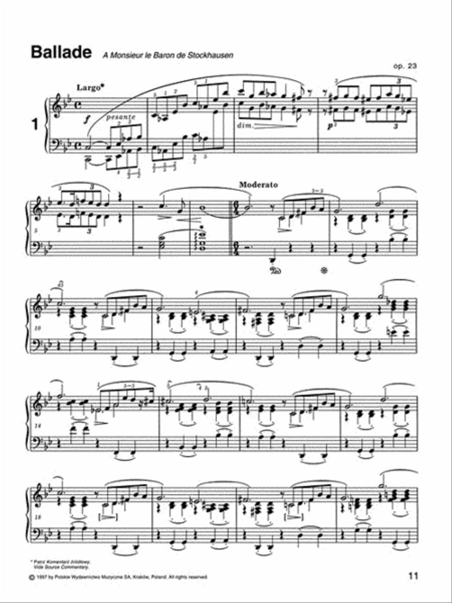 Ballades Piano Solo scores gallery preview page 4