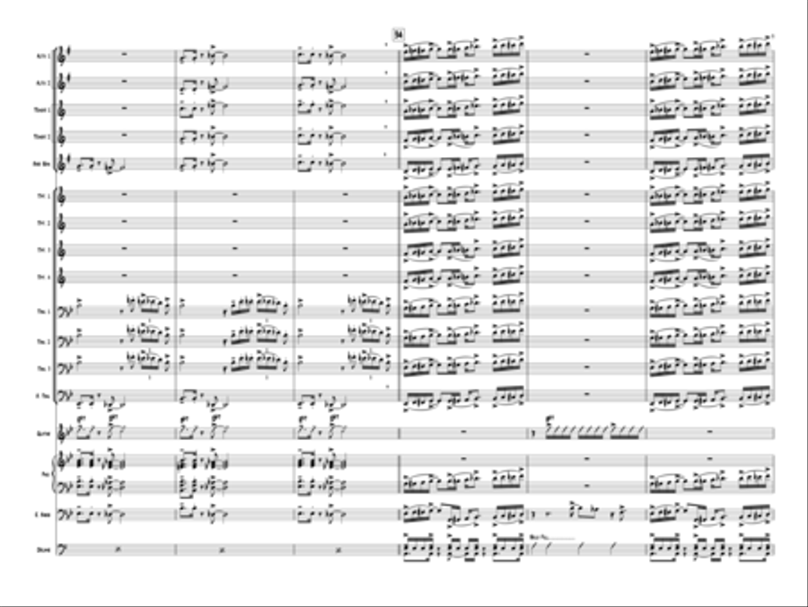 Bone Collection Jazz Ensemble scores gallery preview page 7