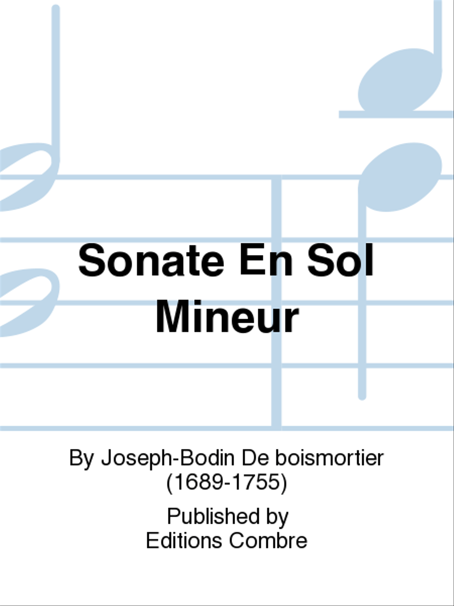 Sonate En Sol Mineur Sonate En Sol Mineur Trombone Trio scores gallery preview page 1