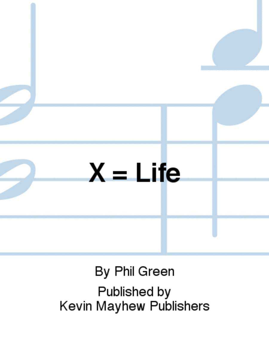 X = Life X = Life Collection / Songbook scores gallery preview page 1