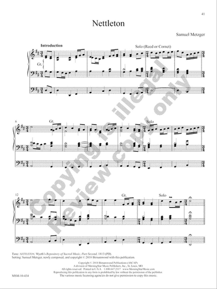 The Festival Hymn Collection, Volume 3 Organ scores gallery preview page 30