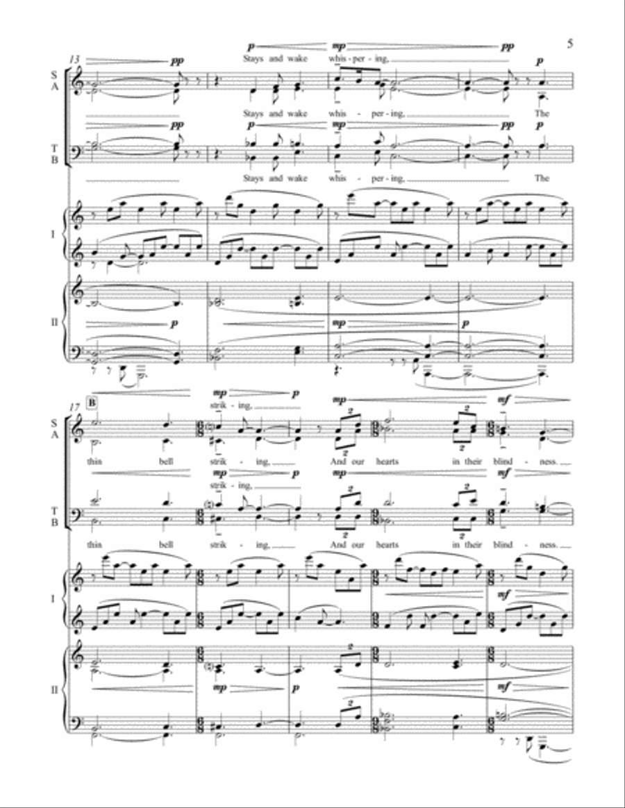 American Triptych: III. Mariner's Carol (Downloadable Piano/Choral Score)