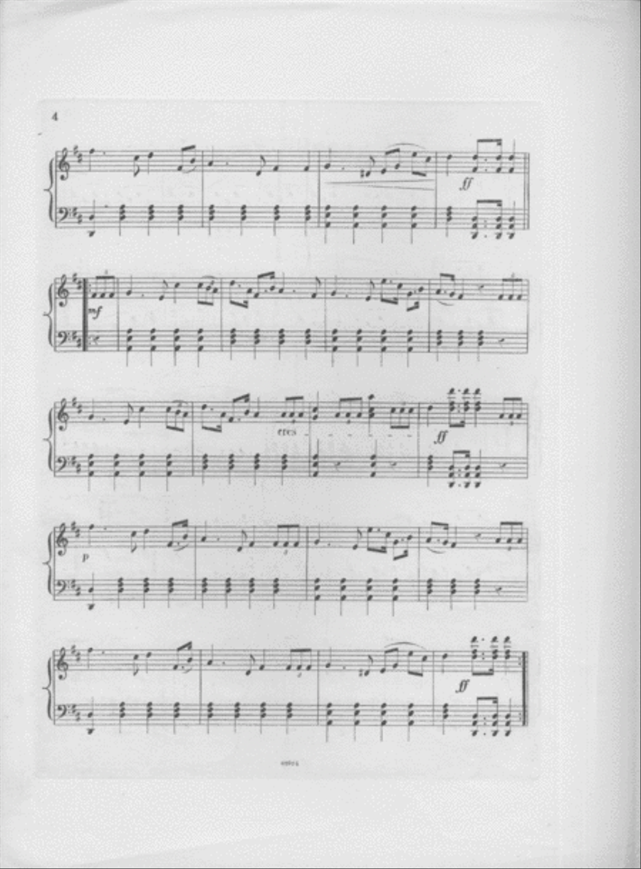 Governor Polk's March Piano Solo scores gallery preview page 3