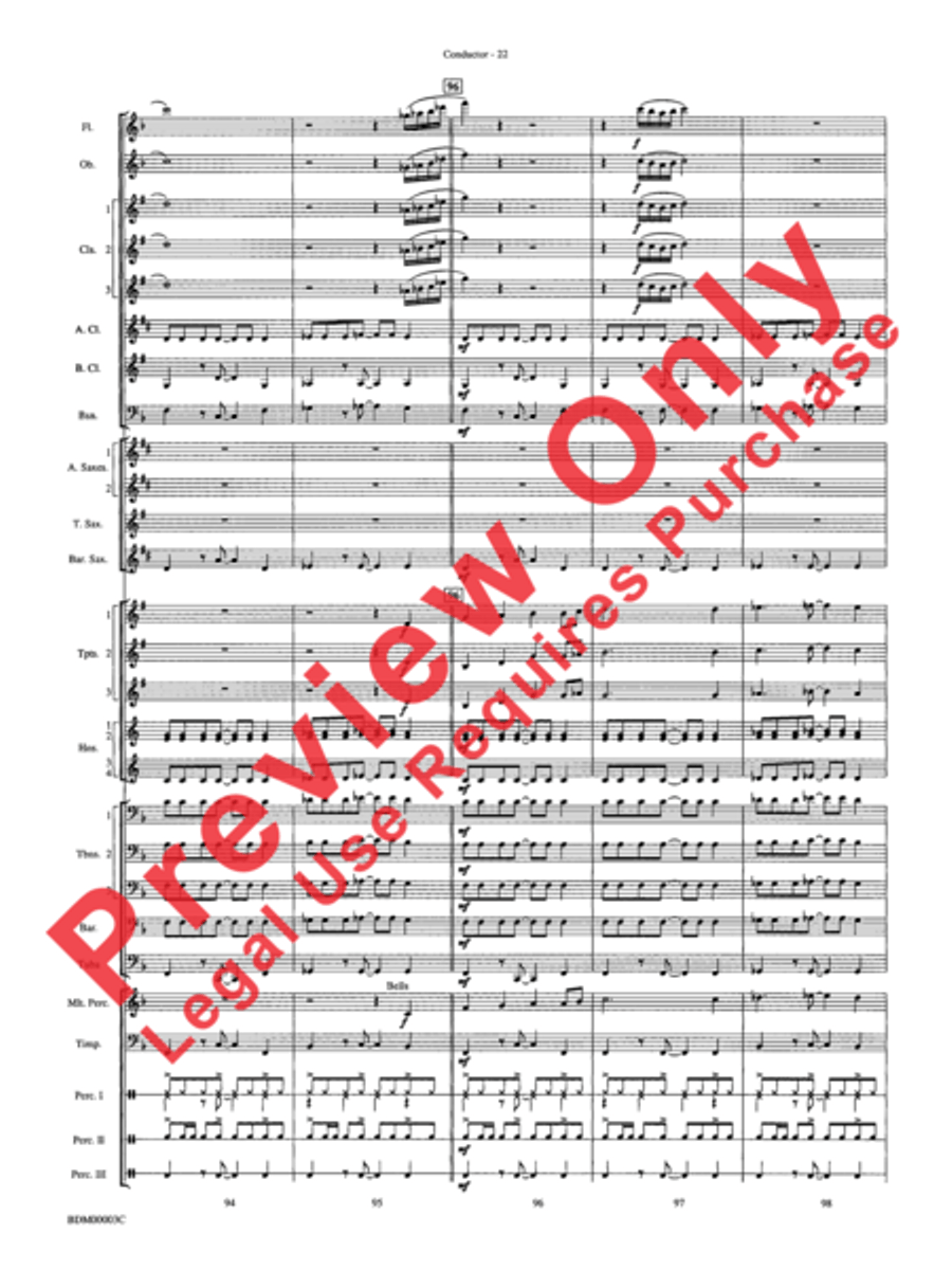Overture de Argentina Overture de Argentina Concert Band scores gallery preview page 24