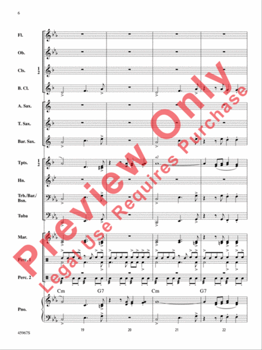 El Taco Picante Concert Band scores gallery preview page 7