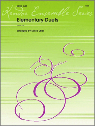 Book cover for Elementary Duets