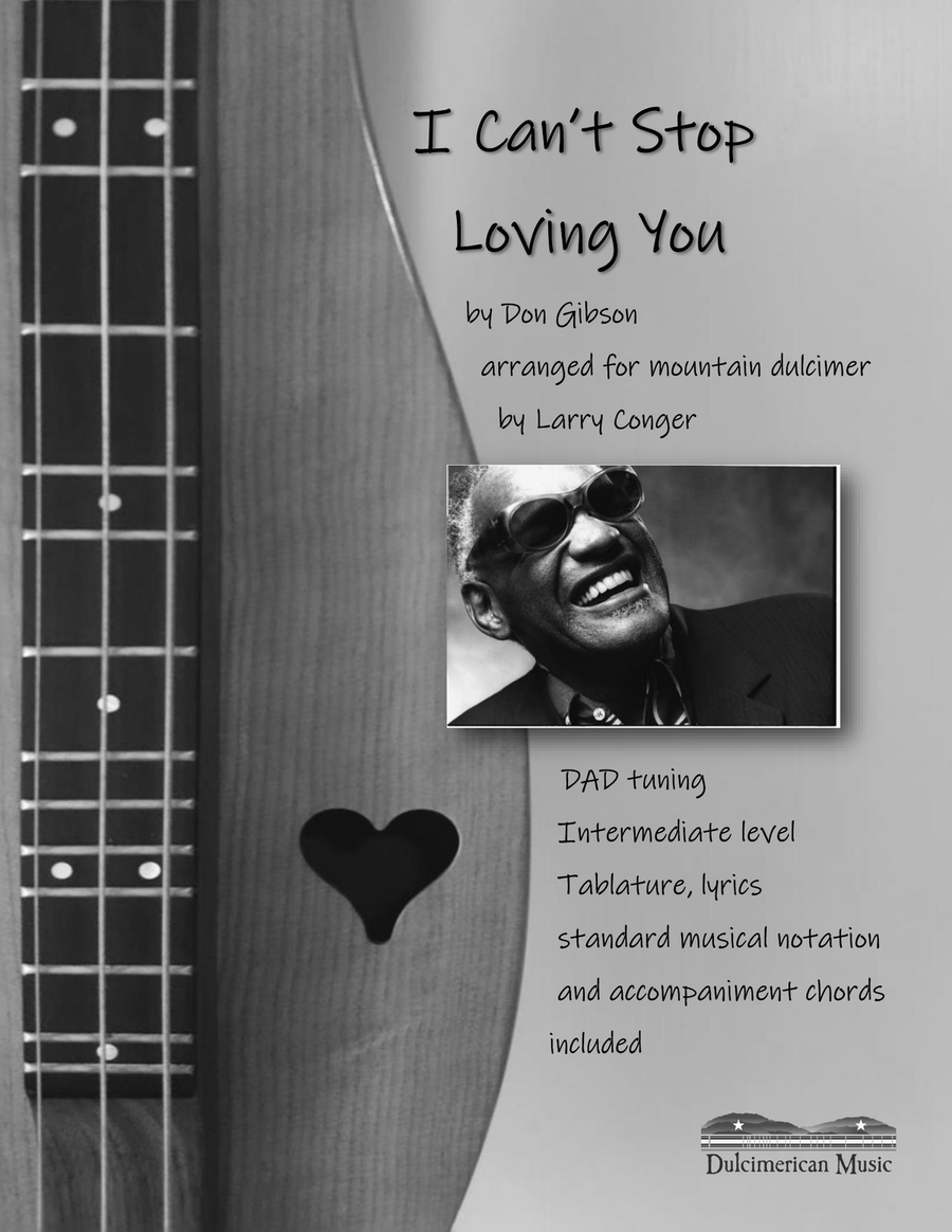 I Can't Stop Loving You Dulcimer scores gallery preview page 1