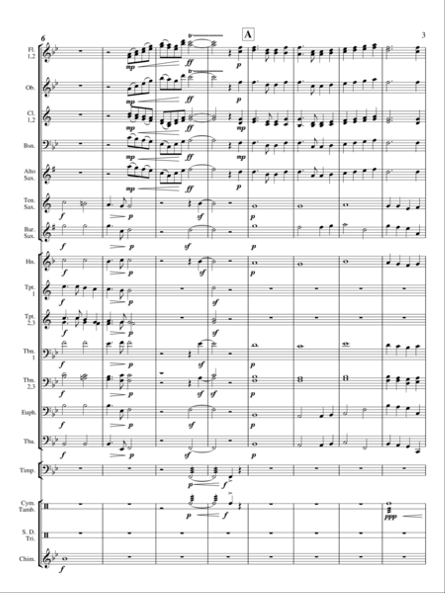 America the Beautiful Concert Band scores gallery preview page 3