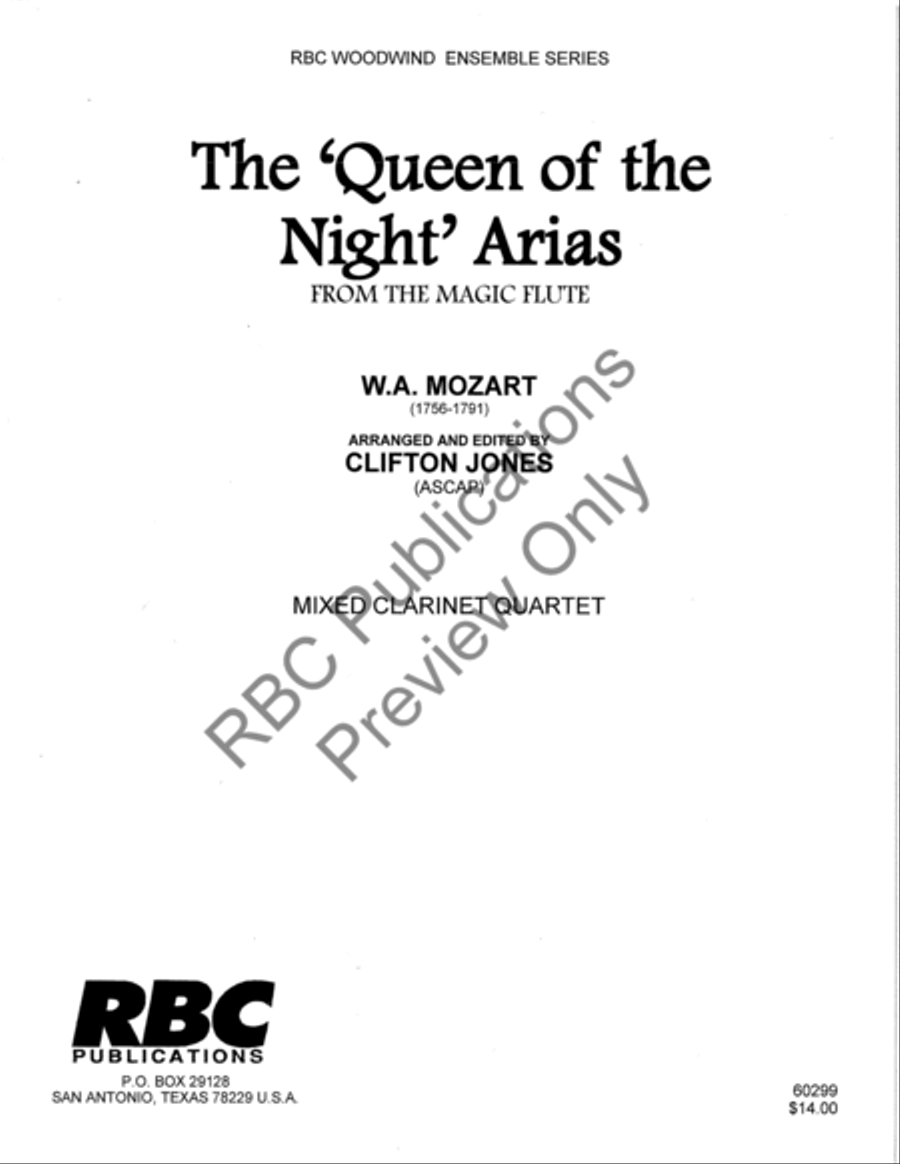 The Queen Of The Night Arias Voice Solo scores gallery preview page 2