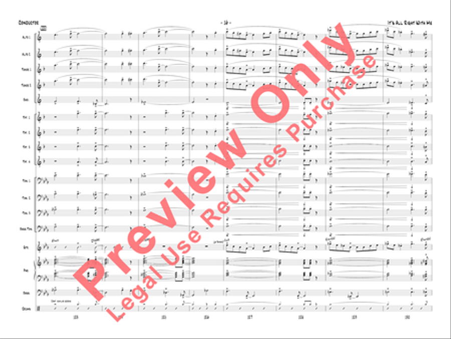 It's All Right with Me Jazz Ensemble scores gallery preview page 19