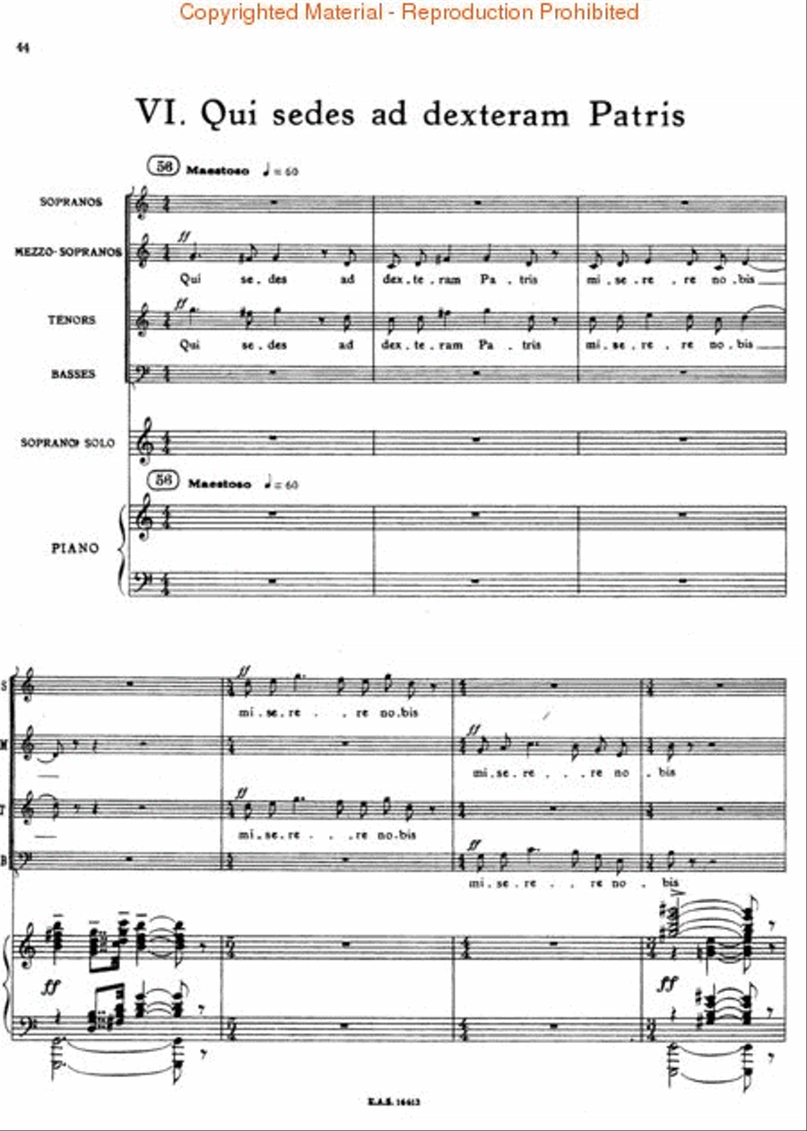 Gloria 4-Part scores gallery preview page 2