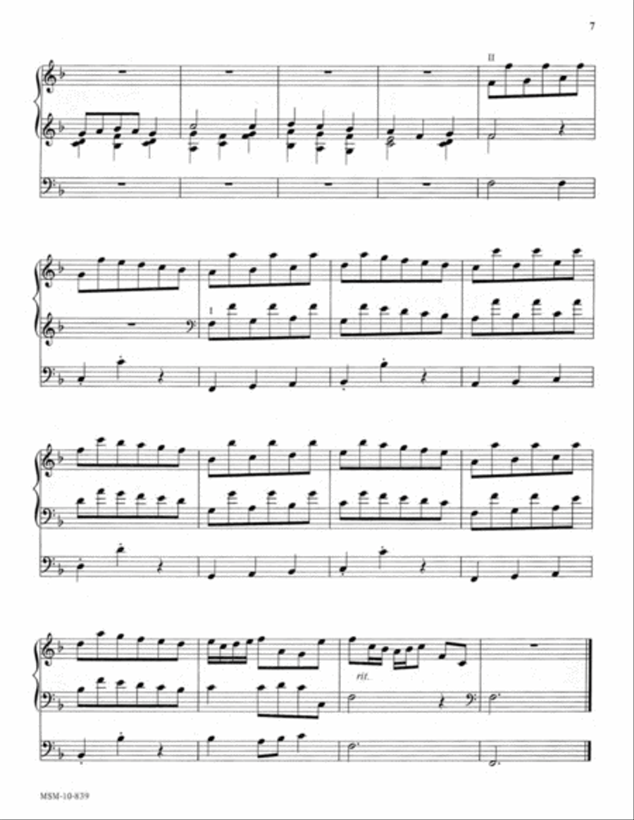 Improvisations on Great Hymns of Faith Organ scores gallery preview page 4