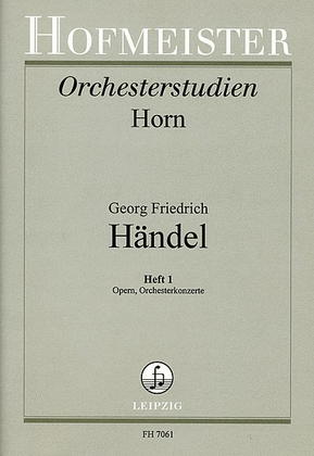 Book cover for Handel-Studien fur Horn