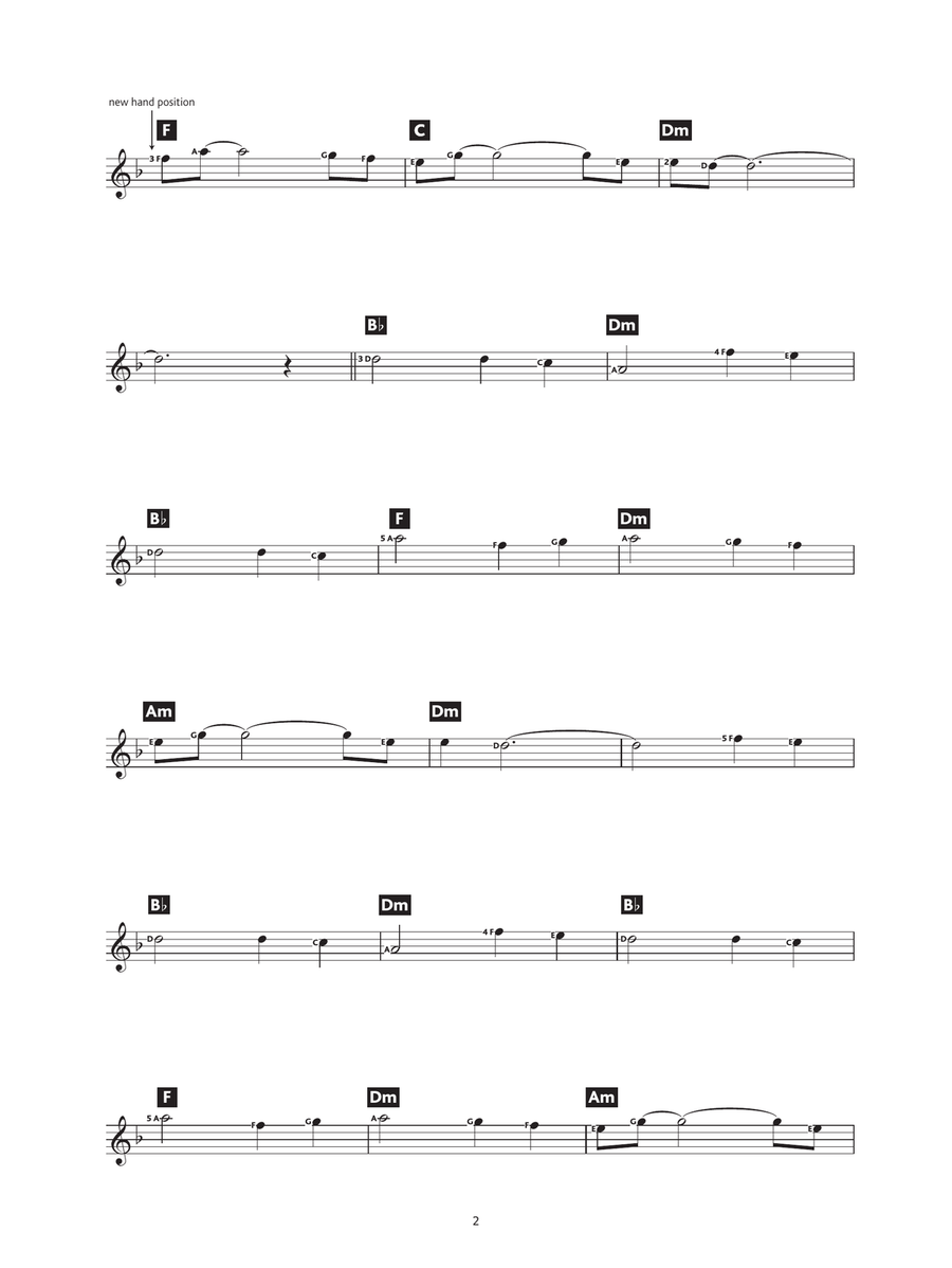 The Last Of The Mohicans (Main Title) Piano scores gallery preview page 2