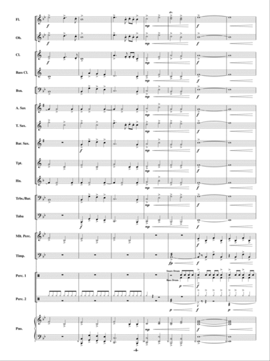Colors of Christmas Concert Band scores gallery preview page 3