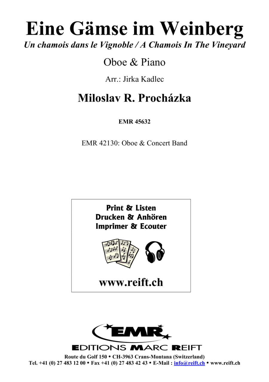 Eine Gamse im Weinberg Piano Accompaniment scores gallery preview page 1