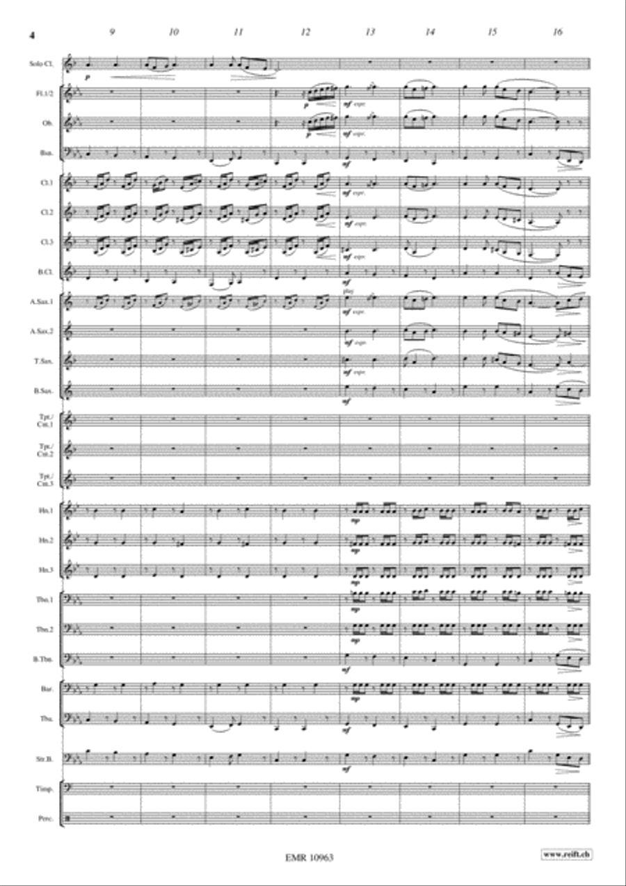 Japanese Folksongs Concert Band scores gallery preview page 5