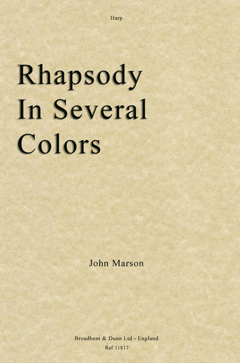Rhapsody In Several Colors