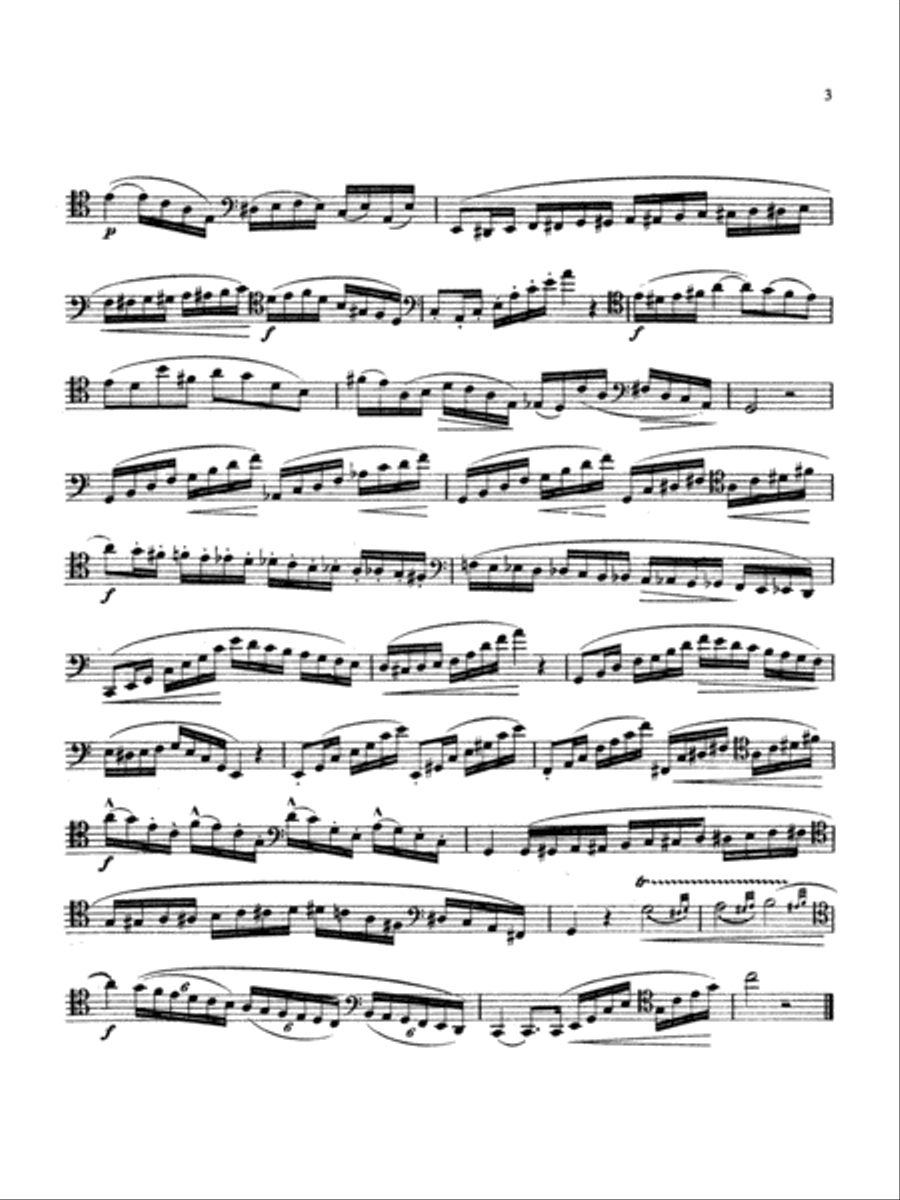 Fifty Concert Studies, Opus 26, for Bassoon Bassoon Solo scores gallery preview page 4